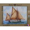 Canevas à broder 45 x 60 cm marque ROYAL PARIS thème le vieux gréement made in France