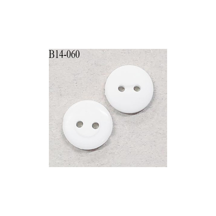 Bouton 14 mm couleur naturel 2 trous largeur 14 mm épaisseur 3 mm prix à l'unité