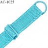 Bretelle 20 mm lingerie SG couleur turquoise horizon largeur 20 mm longueur 30 cm très haut de gamme prix à la pièce