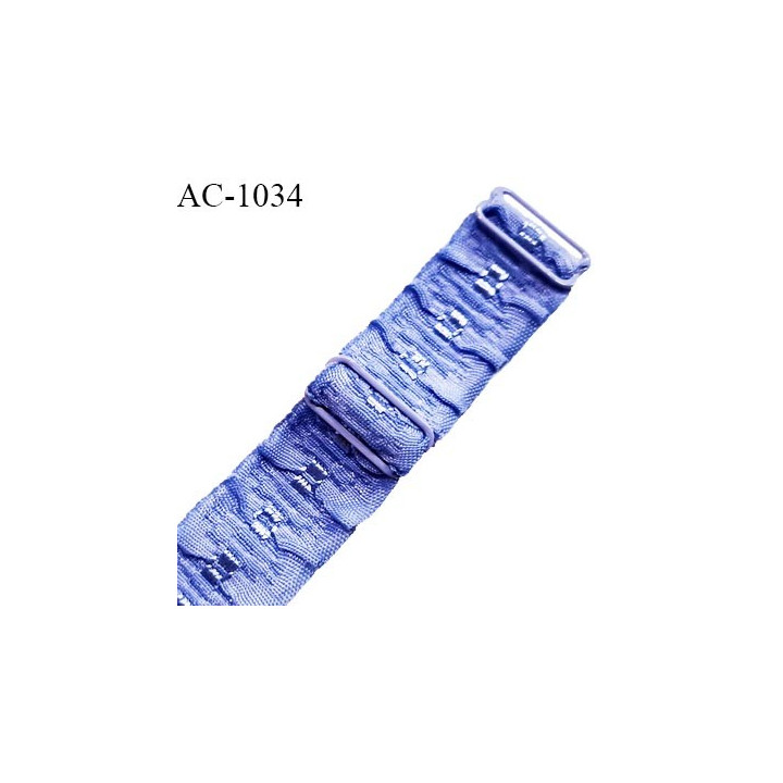 Bretelle 20 mm lingerie SG couleur aigue marine largeur 20 mm longueur 32 cm très haut de gamme prix à la pièce