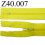 fermeture éclair longueur 40 cm couleur jaune séparable zip nylon largeur 2.5 cm