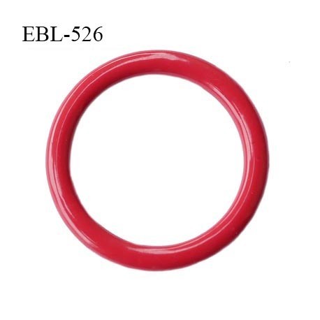 Anneau de réglage 11 mm en pvc couleur rouge passion diamètre intérieur 11 mm diamètre extérieur 16 mm prix à l'unité