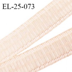 Elastique 24 mm lingerie couleur champagne rosé fabriqué en France pour une grande marque prix au mètre