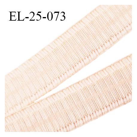 Elastique 24 mm bretelle et lingerie couleur champagne rosé fabriqué en France pour une grande marque prix au mètre