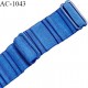 Bretelle 20 mm lingerie SG haut de gamme couleur bleu royal largeur 20 mm longueur 31 cm prix à la pièce