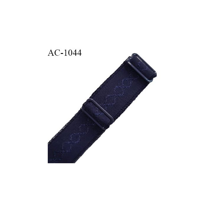 Bretelle 20 mm lingerie SG haut de gamme couleur bleu astral largeur 20 mm longueur 32 cm prix à la pièce
