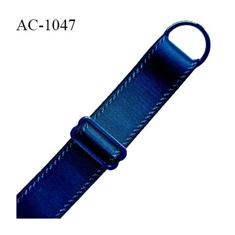 Bretelle 16 mm lingerie SG couleur bleu paradis largeur 16 mm longueur 16 cm très haut de gamme prix à la pièce
