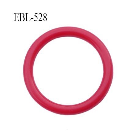 Anneau de réglage 14 mm en pvc couleur rouge diamètre intérieur 14 mm diamètre extérieur 18 mm épaisseur 2 mm prix à l'unité