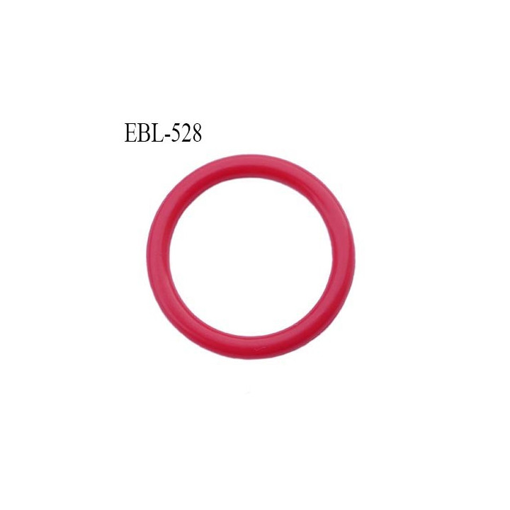 Anneau de réglage 14 mm en pvc couleur rouge diamètre intérieur 14 mm diamètre extérieur 18 mm épaisseur 2 mm prix à l'unité