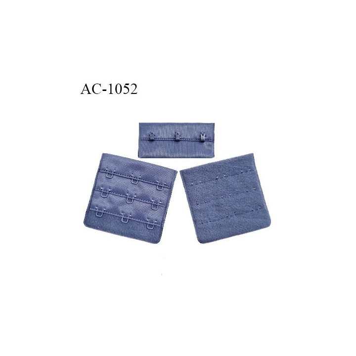 Agrafe 57 mm attache SG haut de gamme couleur encre bleue 3 rangées 3 crochets fabriqué en France prix à l'unité