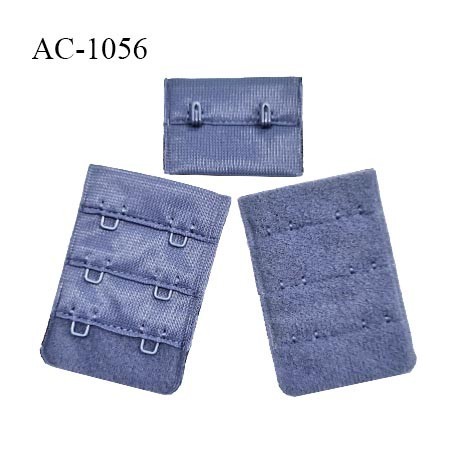 Agrafe 38 mm attache SG haut de gamme couleur encre bleue 3 rangées 2 crochets fabriqué en France prix à l'unité