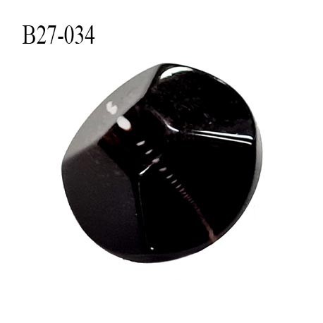 Bouton 27 mm en pvc couleur ébène veiné blanc accroche avec un anneau diamètre 27 mm épaisseur 11 mm prix à la pièce