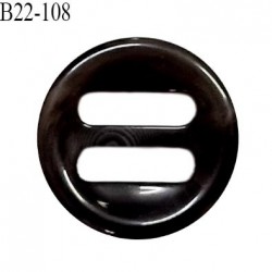 Bouton 22 mm en pvc couleur anthracite 4 trous diamètre 22 mm épaisseur 3 mm prix à la pièce