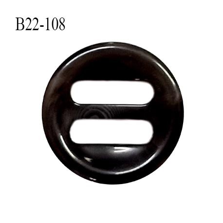 Bouton 22 mm en pvc couleur anthracite 4 trous diamètre 22 mm épaisseur 3 mm prix à la pièce
