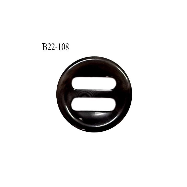 Bouton 22 mm en pvc couleur anthracite 4 trous diamètre 22 mm épaisseur 3 mm prix à la pièce