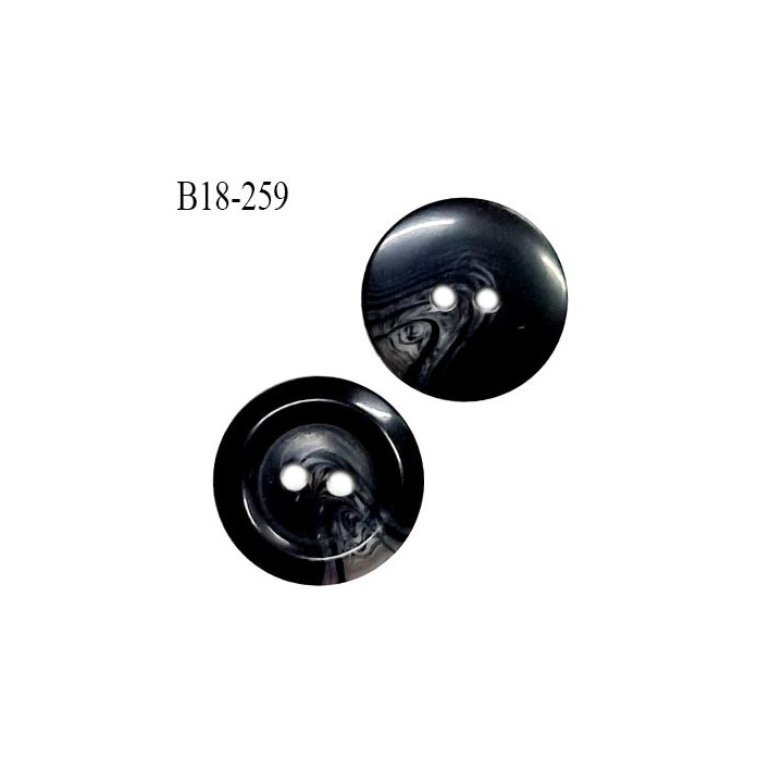 Bouton 18 mm en pvc couleur anthracite veiné gris diamètre 18 mm épaisseur 3 mm prix à la pièce