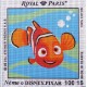 Canevas à broder ENFANT 15 x 15 cm DISNEY PIXAR marque ROYAL PARIS thème NEMO made in France