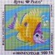 Canevas à broder ENFANT 15 x 15 cm DISNEY PIXAR marque ROYAL PARIS thème NEMO made in France