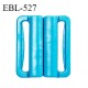 Boucle clip 25 mm attache réglette pvc spécial maillot de bain couleur turquoise largeur passage intérieur 25 mm prix à l'unité