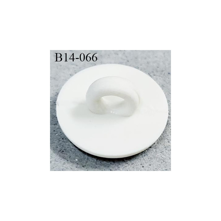 Bouton 14 mm pvc couleur naturel mat accroche avec un anneau diamètre 14 mm épaisseur 1.2 mm prix à la pièce