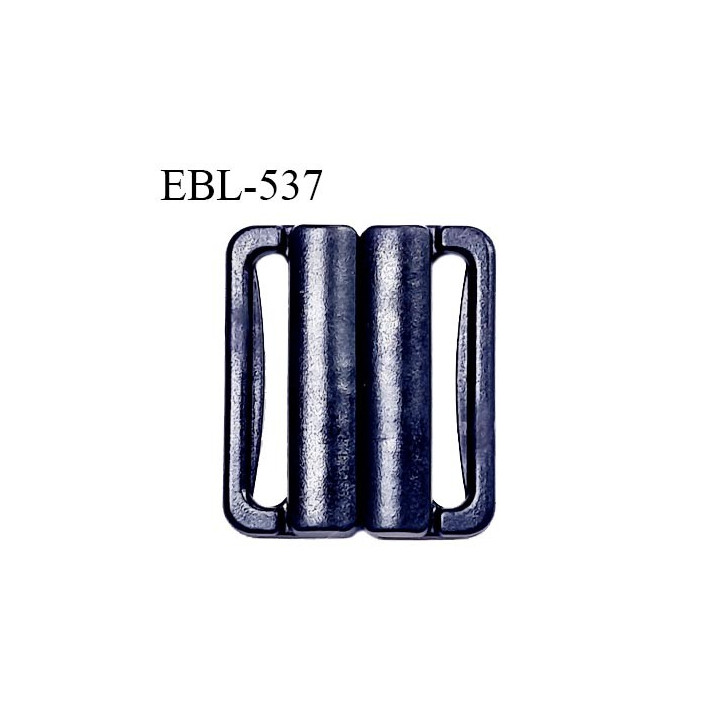 Boucle clip 30 mm attache réglette pvc spécial maillot de bain couleur bleu marine largeur intérieur 30 mm prix à l'unité