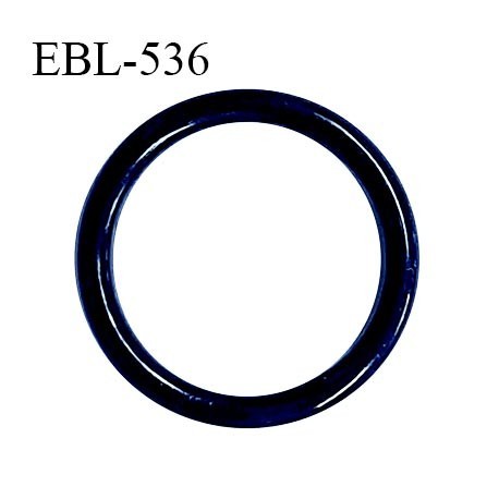 Anneau de réglage 14 mm en pvc couleur bleu marine diamètre intérieur 14 mm diamètre extérieur 18 mm prix à l'unité