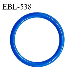 Anneau de réglage 18 mm en pvc couleur bleu diamètre intérieur 18 mm diamètre extérieur 22 mm épaisseur 2 mm prix à l'unité