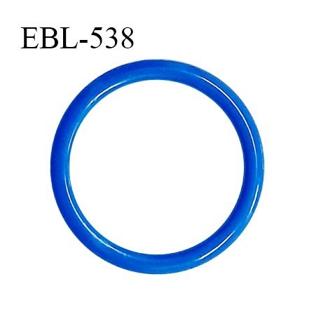 Anneau de réglage 18 mm en pvc couleur bleu diamètre intérieur 18 mm diamètre extérieur 22 mm épaisseur 2 mm prix à l'unité