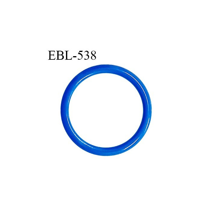 Anneau de réglage 18 mm en pvc couleur bleu diamètre intérieur 18 mm diamètre extérieur 22 mm épaisseur 2 mm prix à l'unité