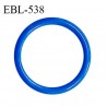 Anneau de réglage 18 mm en pvc couleur bleu diamètre intérieur 18 mm diamètre extérieur 22 mm épaisseur 2 mm prix à l'unité