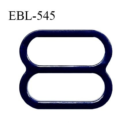 Réglette 19 mm de réglage de bretelle pour soutien gorge et maillot de bain en pvc bleu marine intérieur 19 mm prix à l'unité