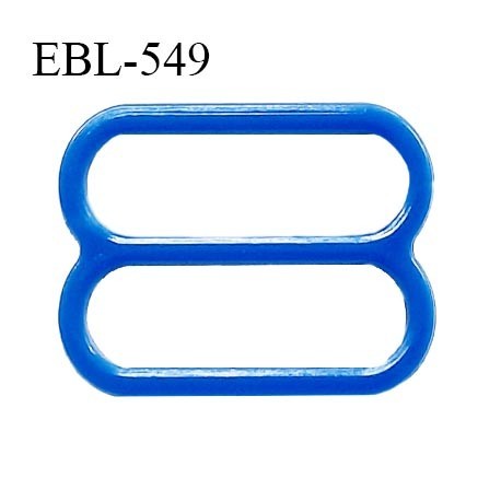 Réglette 17 mm de réglage de bretelle pour soutien gorge et maillot de bain en pvc bleu intérieur 17 mm prix à l'unité