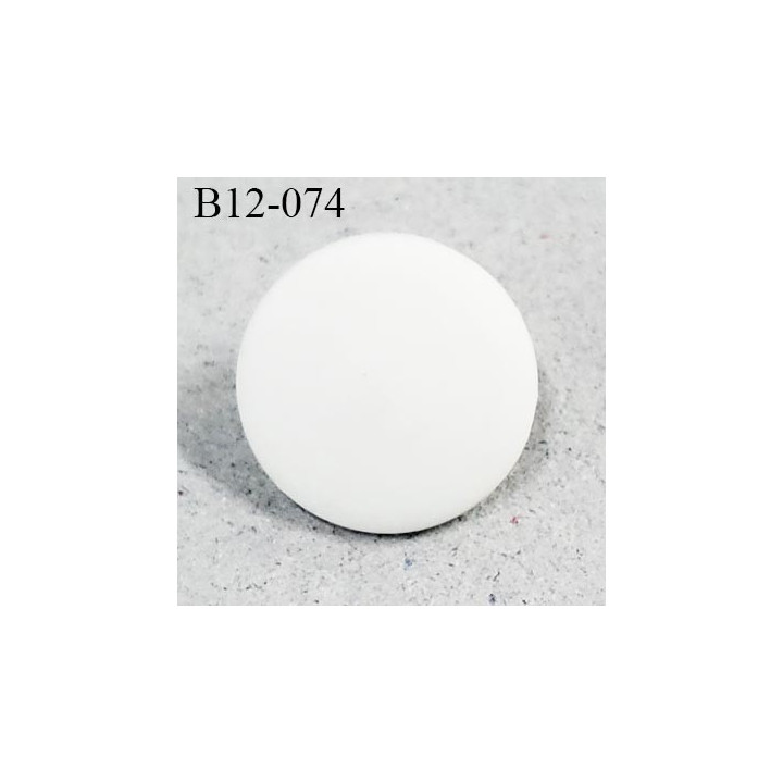 Bouton 12 mm pvc couleur naturel mat accroche avec un anneau diamètre 12 mm épaisseur 1.2 mm prix à la pièce