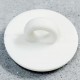 Bouton 12 mm pvc couleur naturel mat accroche avec un anneau diamètre 12 mm épaisseur 1.2 mm prix à la pièce