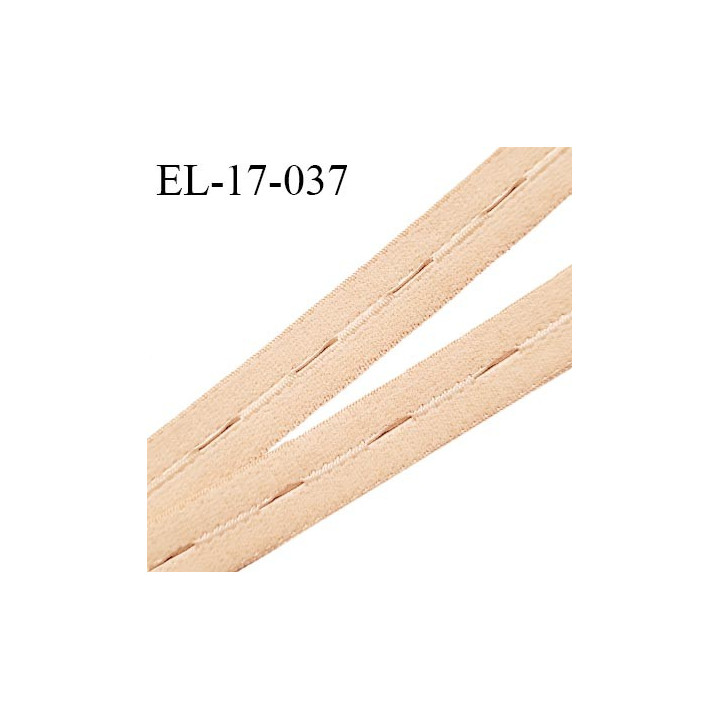 Elastique boutonnière 16 mm haut de gamme couleur chair largeur 16 mm prix au mètre