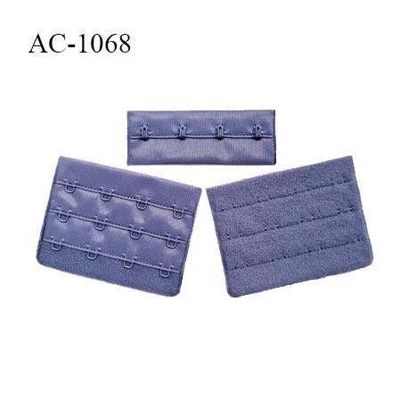 Agrafe 76 mm attache SG haut de gamme couleur encre bleue 3 rangées 4 crochets largeur 76 mm hauteur 57 mm prix à l'unité