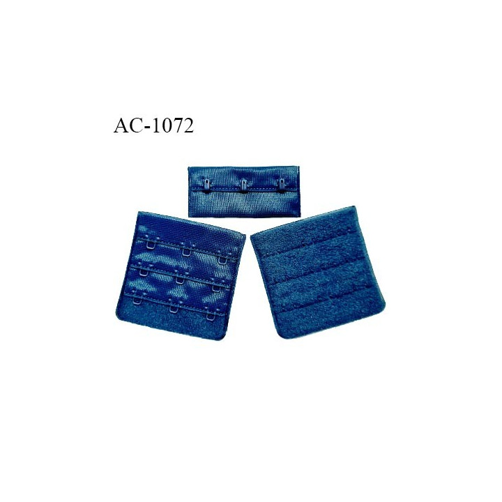 Agrafe 57 mm attache SG haut de gamme couleur bleu paradis 3 rangées 3 crochets fabriqué en France prix à l'unité