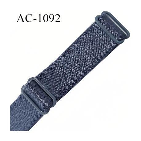 Bretelle 16 mm lingerie SG couleur gris graphiste largeur 16 mm longueur 40 cm très haut de gamme prix à la pièce