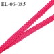 Elastique 6 mm spécial lingerie et couture couleur rose framboise grande marque fabriqué en France prix au mètre