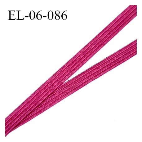 Elastique 6 mm spécial lingerie et couture couleur bordeaux grande marque fabriqué en France prix au mètre