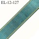 Elastique 12 mm bretelle lingerie haut de gamme fabriqué en France couleur jade et or élastique souple et brillant prix au mètre