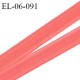 Elastique 6 mm fin spécial lingerie polyamide élasthanne couleur rose d'été grande marque fabriqué en France prix au mètre