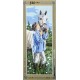 Canevas à broder 25 x 60 cm marque SEG de Paris thème LE CHEVAL fabrication française