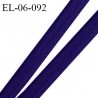 Elastique 6 mm fin spécial lingerie polyamide élasthanne couleur bleu marine grande marque fabriqué en France prix au mètre