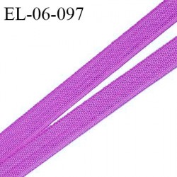 Elastique 6 mm fin spécial lingerie polyamide élasthanne couleur violet grande marque fabriqué en France prix au mètre