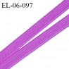 Elastique 6 mm fin spécial lingerie polyamide élasthanne couleur violet grande marque fabriqué en France prix au mètre