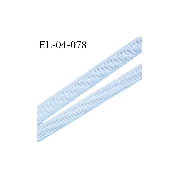 Elastique 4 mm fin spécial lingerie polyamide élasthanne couleur bleu ciel grande marque fabriqué en France prix au mètre