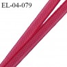 Elastique 4 mm fin spécial lingerie polyamide élasthanne couleur framboise grande marque fabriqué en France prix au mètre