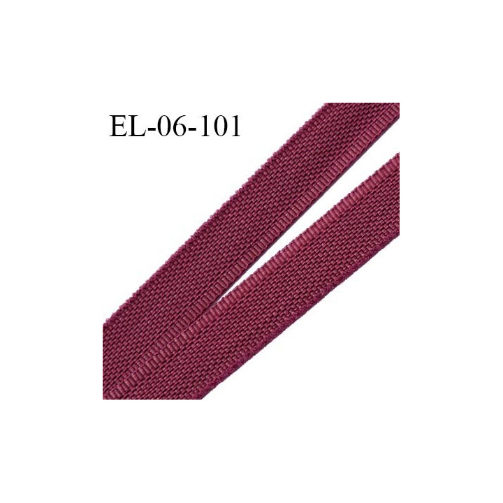 Elastique 6 mm fin spécial lingerie polyamide élasthanne couleur pourpre grande marque fabriqué en France prix au mètre