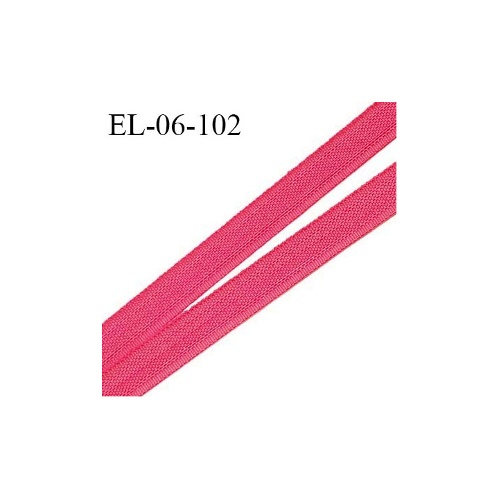 Elastique 6 mm fin spécial lingerie polyamide élasthanne couleur rose indien grande marque fabriqué en France prix au mètre